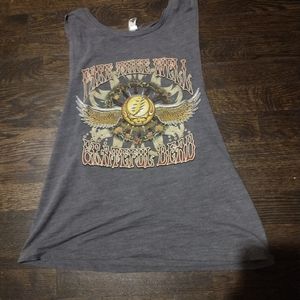 Grateful Dead sleeveless shirt small grey